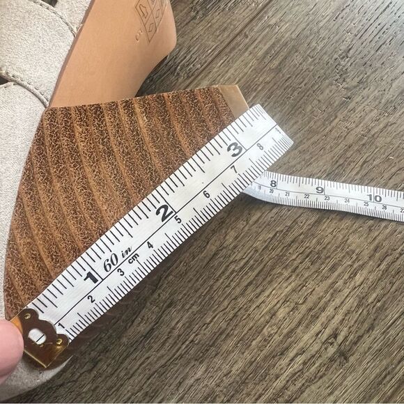 ASOS TALI Lace Up Heeled Sandals Faux Suede Gladiator Shoes Size 5 NWT Grey - Picture 8 of 12